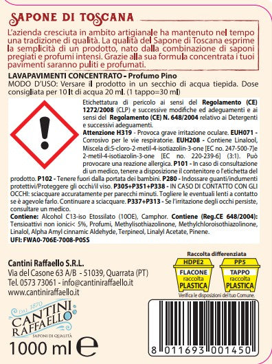 Lavapavimenti concentrato - Pino silvestre