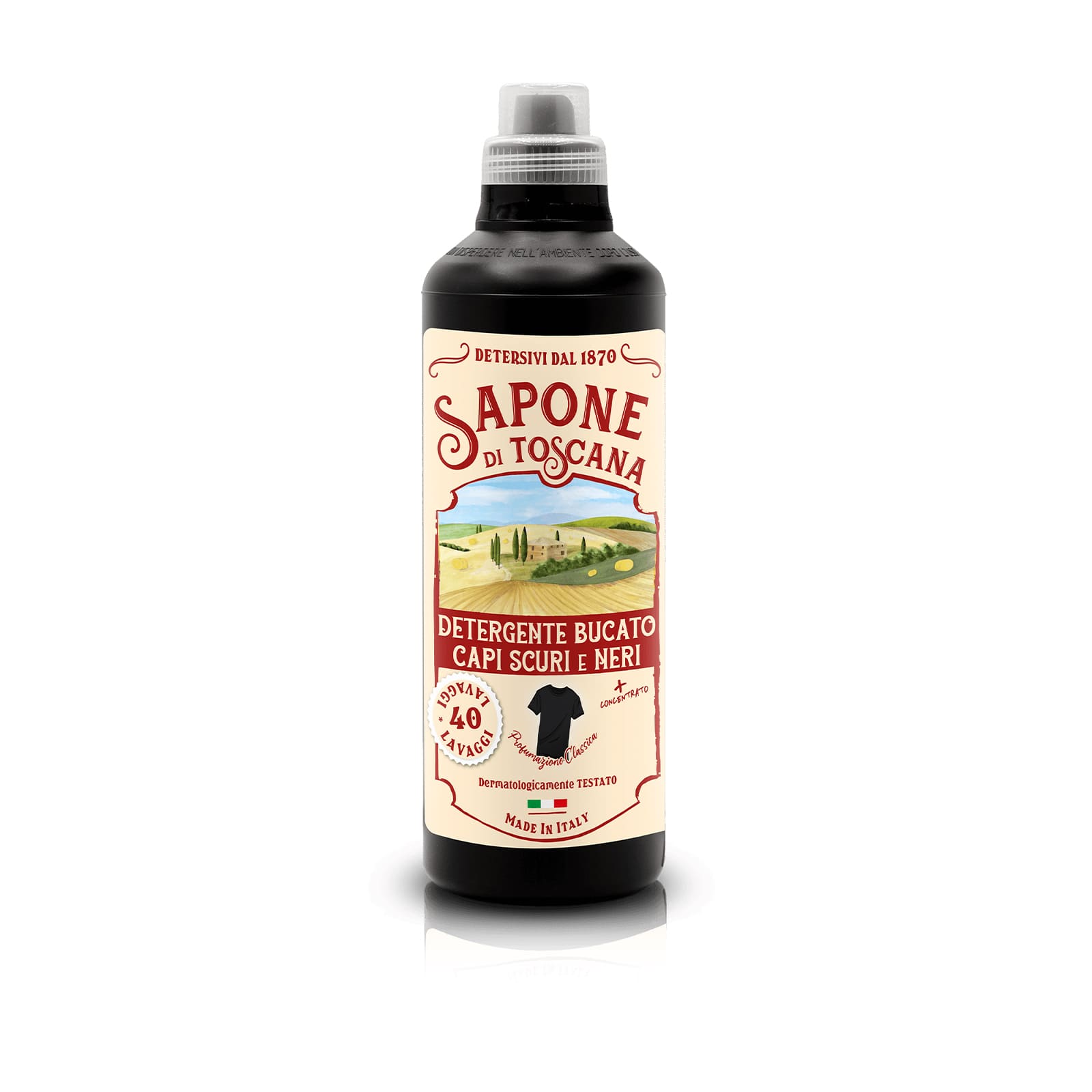 Laundry detergent for dark and black items