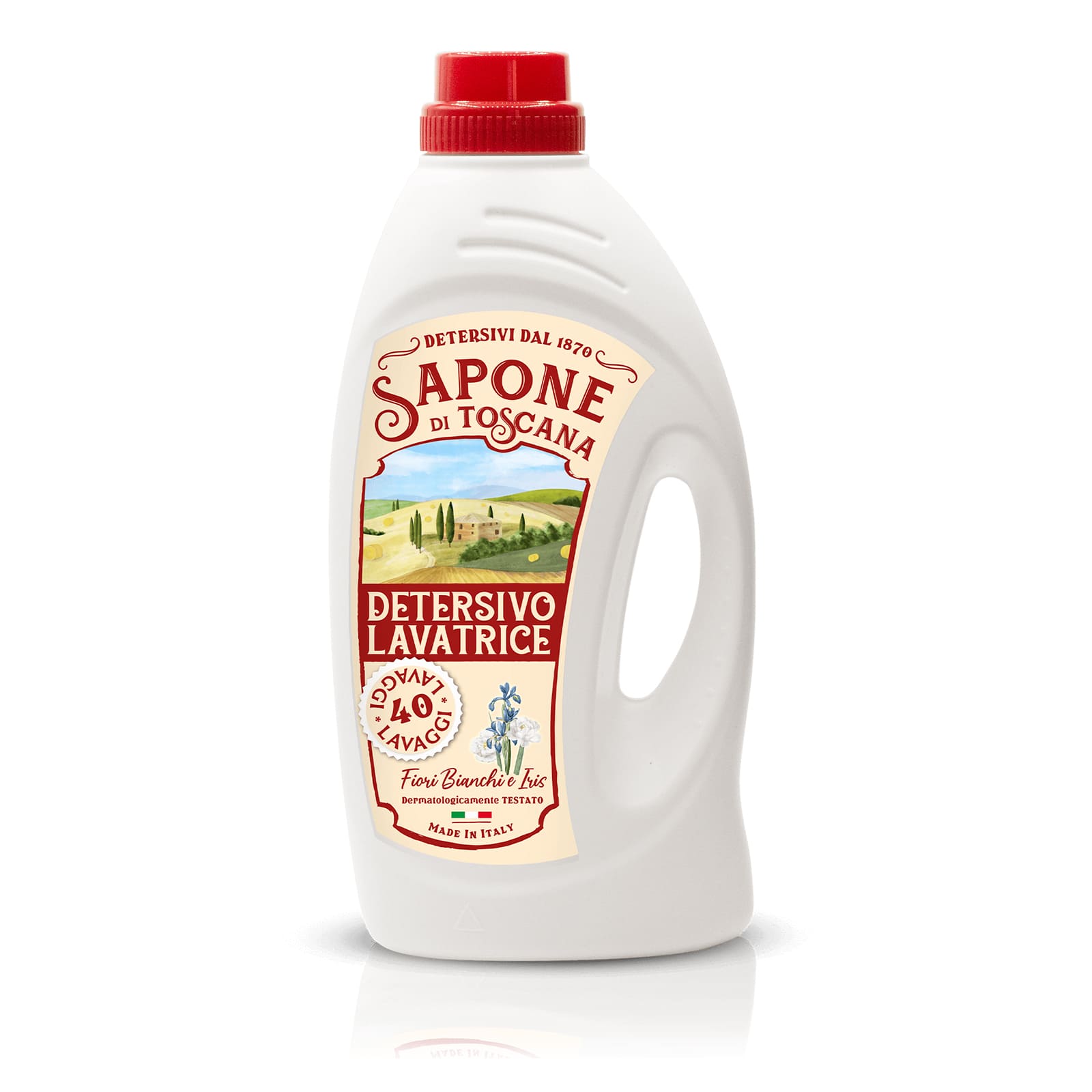 Washing machine detergent - White flowers & Irises